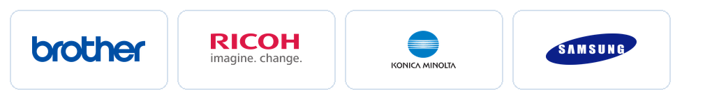 Brother, Ricoh, Konica Minolta e Samsung